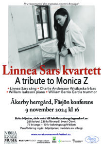 Affisch Linnea Sars 9 november 2024